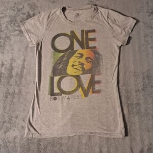 ZION Women's Gray 100% Cotton Graphic short sleeve T-Shirt Size XL